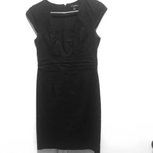 Banana Republic Black Sleeve Mini Dress